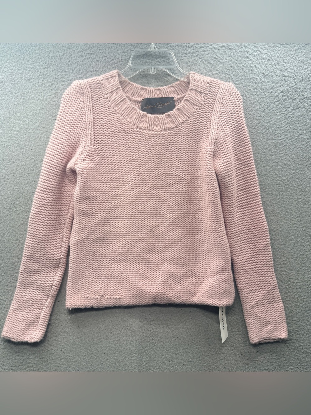 Antonia Zander 100% Cashmere Chunky Knit Sweater Made In Italy Women’s Size XS